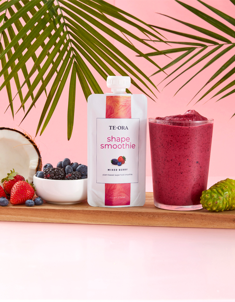 <span style="color:#dc4487";>TeOra <br />Shape Smoothie</span>